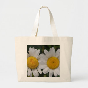 Daisies zal het niet vertellen grote tote bag