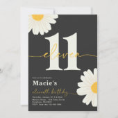 Daisy 11e anniversaire Invitation (Devant)