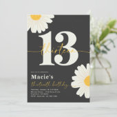 Daisy 13e anniversaire Invitation (Debout devant)