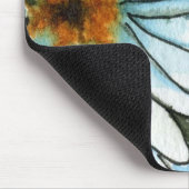 "Daisy #1" Floral Mousepad Muismat (Hoek)