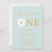 Daisy 1er anniversaire Invitation (Devant)