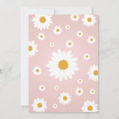 Daisy 1er Anniversaire Photo Invitation (Dos)