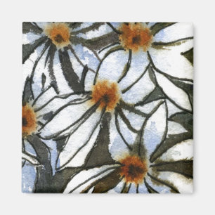 "Daisy #2" Floral Magnet Magneet