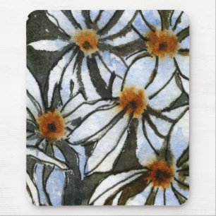 "Daisy #2" Floral Mousepad Muismat