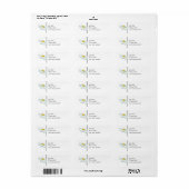 Daisy 2 Return Address Label (Full Sheet)