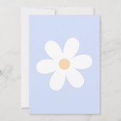 Daisy 3e anniversaire Invitation Flower (Dos)