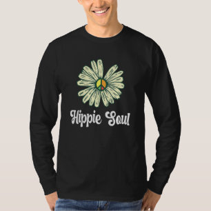 Daisy 60s 70s Hippies Flowers Peace Sign Daisies H T-shirt