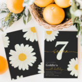 Daisy 7e anniversaire Invitation