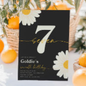 Daisy 7e anniversaire Invitation