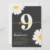 Daisy 9e anniversaire Invitation (Devant)