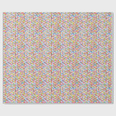Daisy a Day Quilt Patterned Wrapping Paper Cadeaupapier (Vlak)