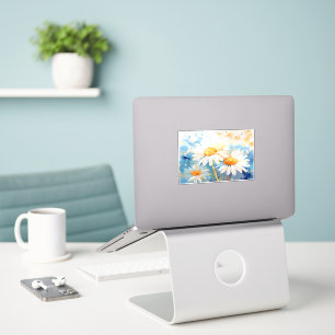 Daisy achtergronden schilderen sticker