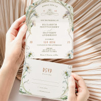 Daisy All in One Wedding Invitation door Mucha