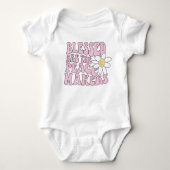 Daisy and Peace Makers Slogan Romper (Voorkant)