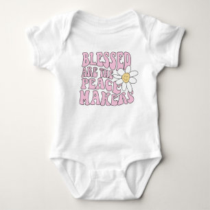 Daisy and Peace Makers Slogan Romper