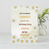 Daisy Anniversaire Fête Invitation (Debout devant)