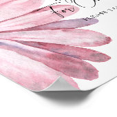 Daisy aquarelle - Merci pour la prochaine affiche (Coin)