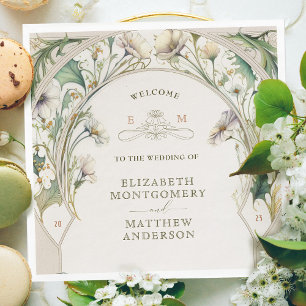  Daisy Art Nouveau van Alphonse Mucha Servet