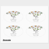 Daisy - autocollants oblongs (Feuille)