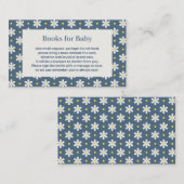 Daisy Baby Shower Book Request Informatiekaartje (Voorkant / Achterkant)
