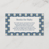 Daisy Baby Shower Book Request Informatiekaartje (Voorkant)