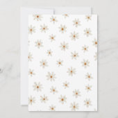 Daisy Baby shower Kaart (Achterkant)