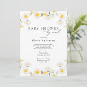 Daisy Baby shower per Mail Kaart (Staand voorkant)