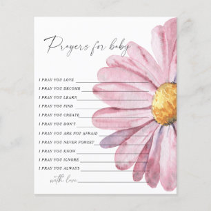 Daisy babyshower - gebeden voor baby spel