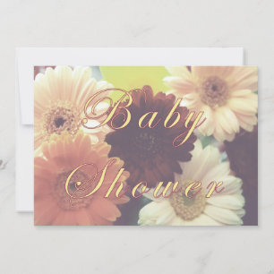 Daisy babyshower uitnodiging