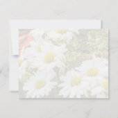 Daisy Background Yellow Grey Wedding Reception (Achterkant)