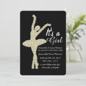 Daisy Ballerina, Nouveau Faire-part bébé (Debout devant)