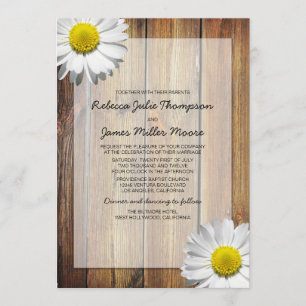 Daisy - Barn Wood - Weddenschappen Kaart