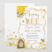 Daisy Bee Garden Baby shower Mama to Bee Kaart (Voorkant / Achterkant)