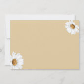 Daisy Bee Verjaardagsfeestje Dank je kaart (Achterkant)