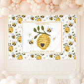 Daisy Beehive Bumblebee Baby shower Spandoek