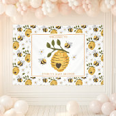 Daisy Beehive Bumblebee Baby shower Spandoek