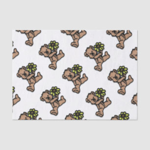 Daisy Beer Design Tissuepapier