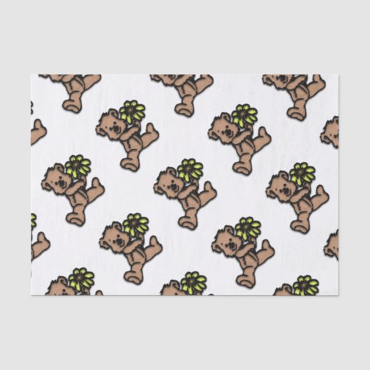 Daisy Beer Design Tissuepapier (Voorkant)