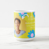 Daisy beste leraar Foto geel Koffiemok (Center)