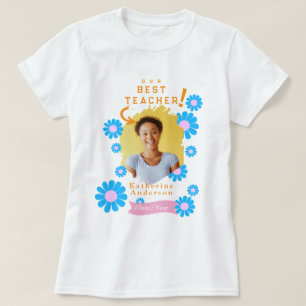 Daisy Beste Leraar Foto Wit T-shirt