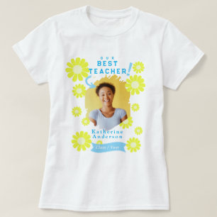 Daisy Beste Leraar Foto Wit T-shirt