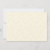 Daisy Black Jaune, Ivory Retraite Invitation (Dos)
