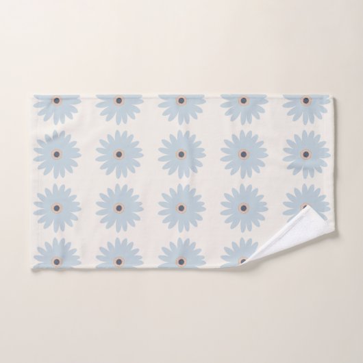 Daisy bleu clair (Serviette à main)