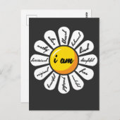 Daisy - Bloedpositieve bevestiging Briefkaart (Voorkant / Achterkant)