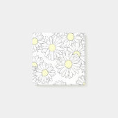 Daisy bloem geel Post-It notes (Voorkant)