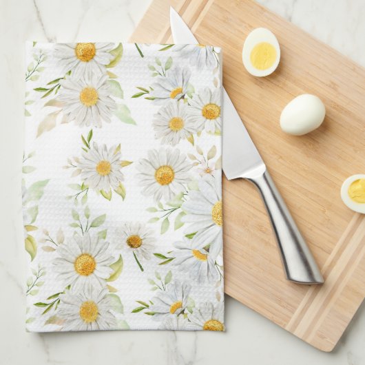 Daisy Bloem Theedoek (Quarter Fold)