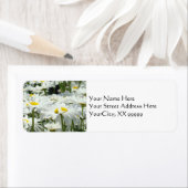 Daisy Bloemen Adresetiketten op maat Daisies Etiket (Insitu)