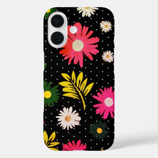 Daisy Bloemen Bladeren Tuin Botanisch Ontwerp Case-Mate iPhone Case (Achterkant)