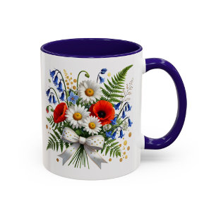 Daisy Bloemen Mok Wilde Bloemen Cadeau voor Haar