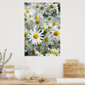 Daisy bloemen poster (Keuken)